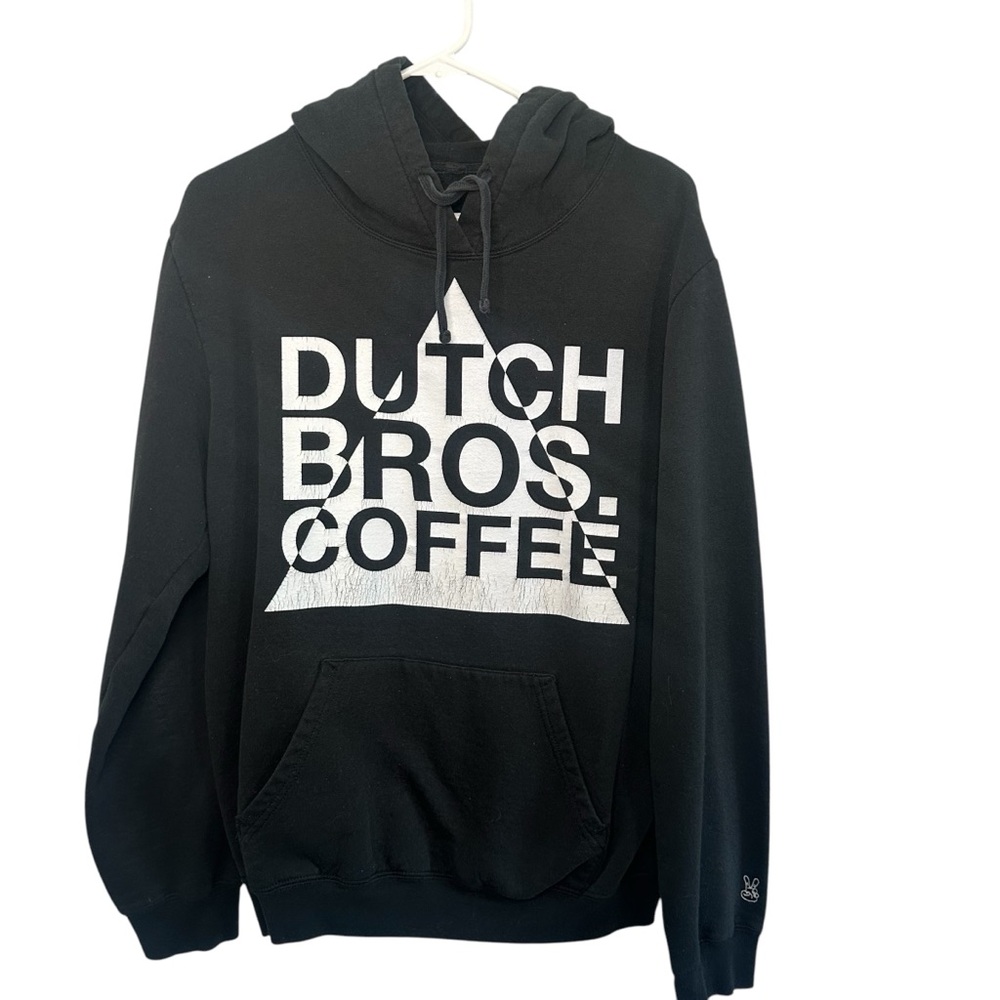 Dutch Bros Black Oversized Hoodie Classic Vintage DB 1992 *Medium/Large